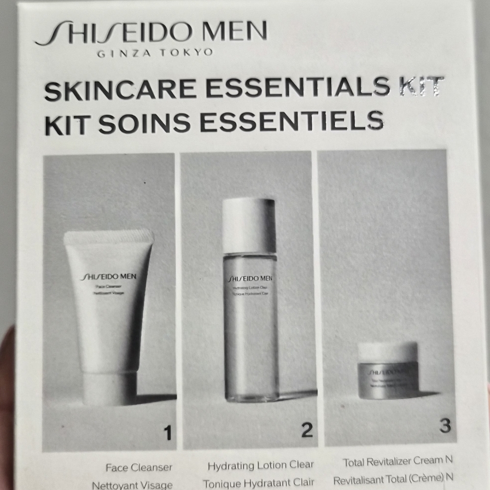 LAST ONE Shiseido Men's Skincare Essentials Kit